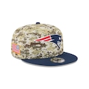 Boné New Era 9FIFTY New England Patriots NFL Salute Service 2025 Masculino - Foto 2