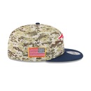 Boné New Era 9FIFTY New England Patriots NFL Salute Service 2025 Masculino - Foto 5