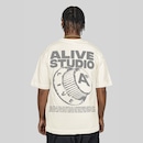 Camiseta Alive Oversized Studio Masculina - Foto 2