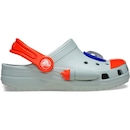 Sandália Crocs Classic Rocket Ship Clog T Mirage - Infantil - Foto 1