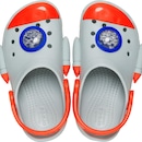 Sandália Crocs Classic Rocket Ship Clog T Mirage - Infantil - Foto 4