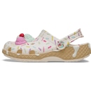 Sandália Crocs Classic Ice Cream Sundae Clog T Chalk - Infantil - Foto 3