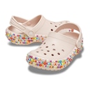 Sandália Crocs Classic Beaded Band Clog T Quartz - Infantil - Foto 4