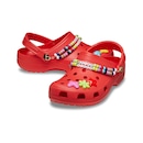 Sandália Crocs Classic Friendship Cowgirl Clog Cherry - Adulto - Foto 4