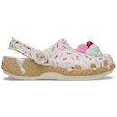 Sandália Crocs Classic Ice Cream Sundae Clog K - Infantil - Foto 1