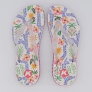 Chinelo Kenner Ibiza Floral Estrela Feminino - Foto 1