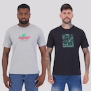 Kit 02 Camisetas Nicoboco Masculina - Foto 1