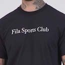 Camiseta Fila Regular Sport Club Letter Masculina - Foto 5