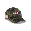 Boné New Era 9Forty M-Crown A-Frame New England Patriots NFL Salute Service 2025 Masculino - Foto 3