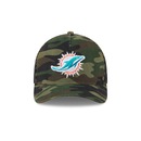 Boné New Era 9Forty M-Crown A-Frame Miami Dolphins NFL Salute Service 2025 Masculino - Foto 2