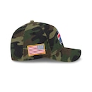 Boné New Era 9Forty M-Crown A-Frame Buffalo Bills NFL Salute Service 2025 Masculino - Foto 6