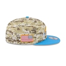 Boné New Era 9Fifty Los Angeles Chargers NFL Salute Service 2025 Masculino - Foto 6