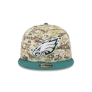 Boné New Era 9Fifty Philadelphia Eagles NFL Salute Service 2025 Masculino - Foto 2