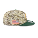 Boné New Era 9Fifty Green Bay Packers NFL Salute Service 2025 Masculino - Foto 6