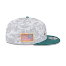 Boné New Era 9Fifty Philadelphia Eagles NFL Salute Service 2025 Masculino - Foto 6