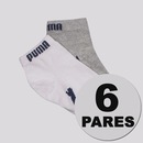 Kit 6 Pares de Meias Puma Sapatilha Infantil - Foto 1