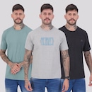 Kit 03 Camisetas Nicoboco Masculina - Foto 1