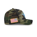 Boné New Era 9Forty M-Crown A-Frame Detroit Lions NFL Salute Service 2025 Masculino - Foto 6