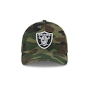 Boné New Era 9Forty M-Crown A-Frame Las Vegas Raiders NFL Salute Service 2025 Masculino - Foto 2
