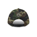 Boné New Era 9Forty M-Crown A-Frame Las Vegas Raiders NFL Salute Service 2025 Masculino - Foto 4