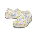 Sandália Infantil Crocs Classic Pastel Pets Clog K Chalk - Foto 4