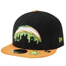 Boné New Era 9Fifty NFL X Nickelodeon Slime Los Angeles Chargers Masculino - Foto 1