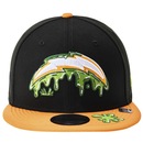 Boné New Era 9Fifty NFL X Nickelodeon Slime Los Angeles Chargers Masculino - Foto 2