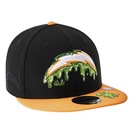 Boné New Era 9Fifty NFL X Nickelodeon Slime Los Angeles Chargers Masculino - Foto 3