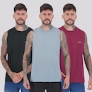 Kit 03 Regatas Nicoboco Masculina - Foto 1