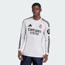 Camisa Real Madrid I 25/26 Adidas Manga Longa Masculina - Foto 3