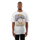 Camiseta New Era Oversize Los Angeles Lakers NBA Masculina - Foto 1