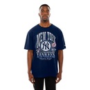 Camiseta New Era Oversize New York Yankees MLB Masculina - Foto 2