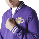 Blusão de Moletom New Era Quarter Los Angeles Lakers NBA Masculino - Foto 3