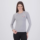 Camisa Do Fluminense Manga Longa Lodge - Feminina - Foto 1