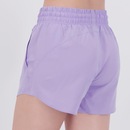 Shorts Under Armour Flex Woven 3 Feminino lilás - Foto 3