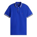 Camisa Polo Tommy Hilfiger Cuff Interest Slim Fit Masculina - Foto 1