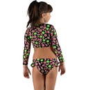 Biquíni Cropped Manga Longa Vekyo Moda Praia Infantil - Foto 3