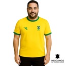 Camiseta Diadora Brasil Small Logo Plus Size Masculina - Foto 1