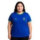 Camiseta Diadora Brasil Small Logo Plus Size Feminina - Foto 1