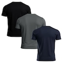 Kit 3 Camisetas Diadora Small Logo Masculina - Foto 2