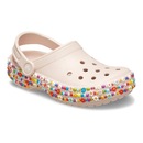 Sandália Unissex Crocs Classic Beaded Band Clog K Quartz - Foto 2