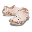 Sandália Unissex Crocs Classic Beaded Band Clog K Quartz - Foto 4