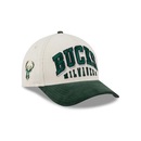 Boné New Era 9Forty M-Crown A-Frame Milwaukee Bucks NBA Masculino - Foto 2