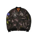 Jaqueta New Era Bomber Las Vegas Raiders NFL Masculina - Foto 1