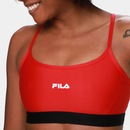 Top FILA Alca Train Elastic V - Feminino - Foto 3