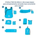 Mochila Gold Sports Dobrável Portátil Premium 20 litros - Foto 6