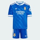 Kit De Futebol Do Real Madrid III adidas 25/26 Infantil - Foto 5