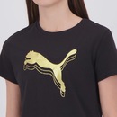 Camiseta PUMA ESS Metallic Feminino - Foto 5