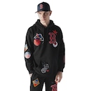 Blusão de Moletom New Era Canguru Fechado Boston Red Sox MLB Masculino - Foto 2