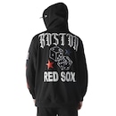 Blusão de Moletom New Era Canguru Fechado Boston Red Sox MLB Masculino - Foto 5